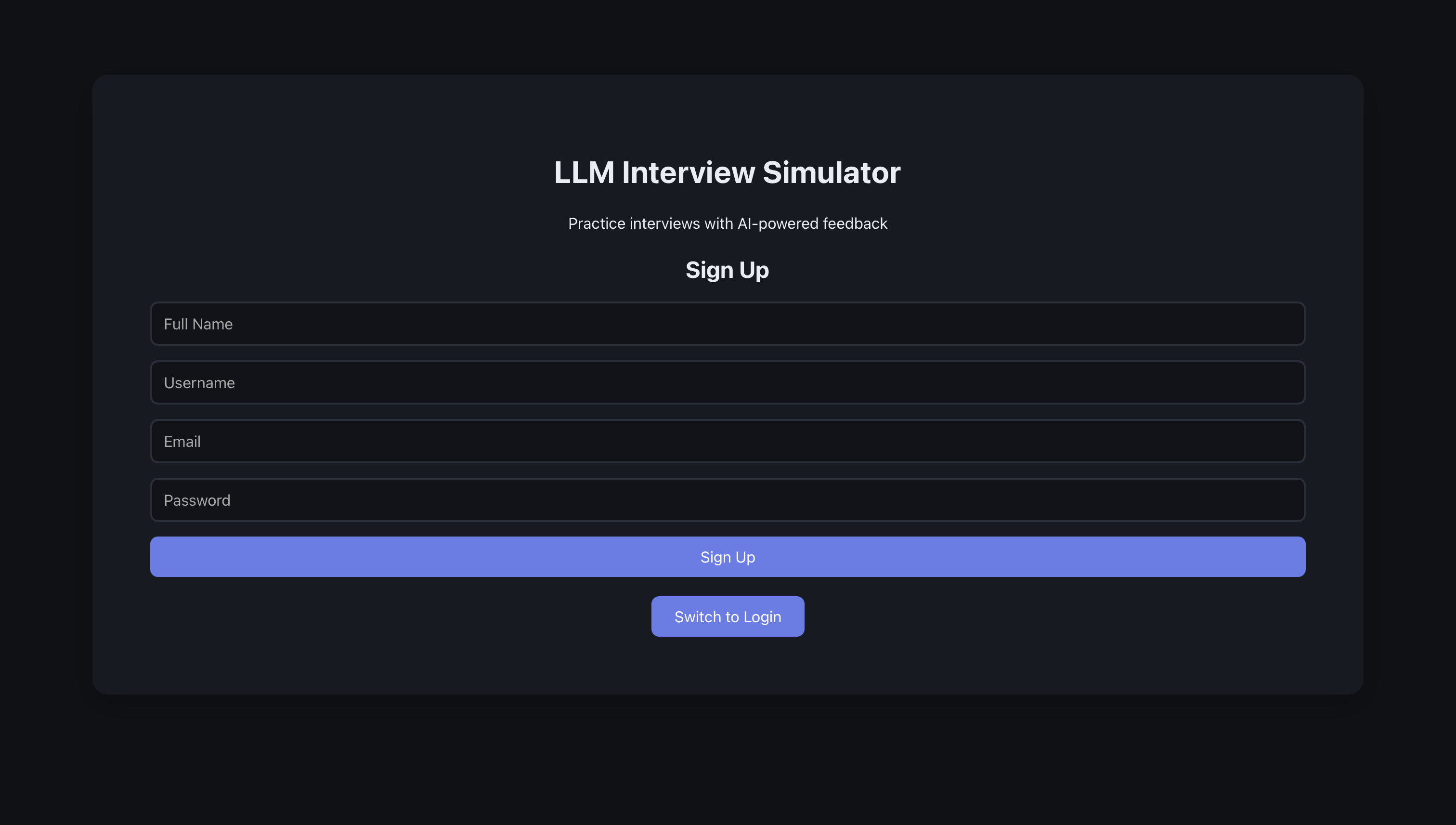 Welcome or login screen.